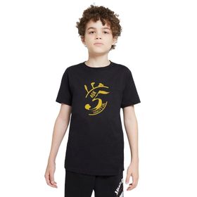 Qivi Aşk 5 Vakittir Baskılı Siyah Unisex Çocuk T-shirt