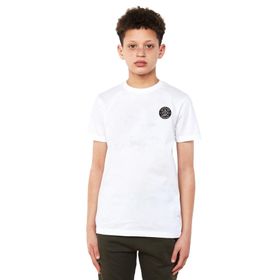 Qivi Astronot Uzay Balon Ay Baskılı Unisex Çocuk Beyaz T-shirt