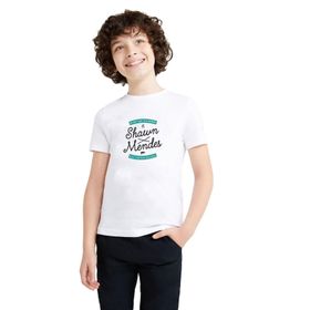Qivi Beaz T-Shirt Baskılı Unisex Çocuk Beyaz T-shirt