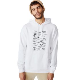 QIVI BGA0843-ERKKP Anime Naruto Baskılı Beyaz Erkek Uzun Kol Örme Sweatshirt
