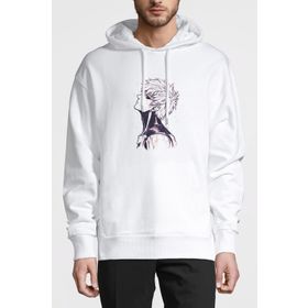 Qivi BGA1007-ERKKP Beyaz Erkek Sweatshirt