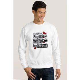 Qivi BGA1142-ERKSW Beyaz Erkek Sweatshirt