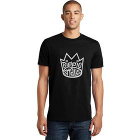 Qivi Biggie Smalls Logo Baskılı Siyah Erkek Örme T-shirt
