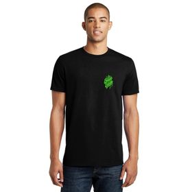 Qivi Blosh Baskılı Siyah Erkek Örme T-shirt