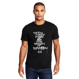 Qivi Bob Marley The Good Time Of Baskılı Siyah Erkek Örme T-shirt