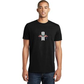 Qivi BTS Sings K Pop Baskılı Siyah Erkek Örme T-shirt