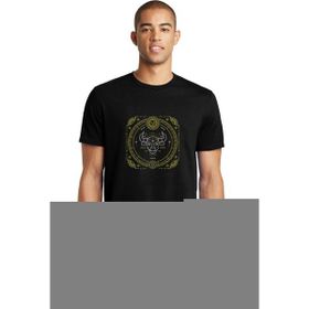 Qivi Burç Boğa Taurus Baskılı Siyah Erkek Örme T-shirt