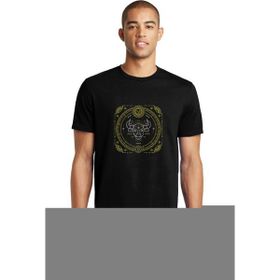 Qivi Burç Boğa Taurus Baskılı Siyah Erkek Örme T-shirt
