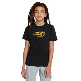 Qivi C63 Baskılı Unisex Çocuk Siyah T-shirt
