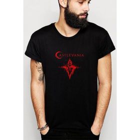 Qivi Castlevania Dracula Beckons Baskılı Siyah Erkek Örme T-shirt