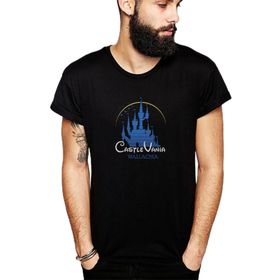 Qivi Castlevania Wallachia Baskılı Siyah Erkek Örme T-shirt