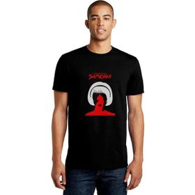 Qivi Chilling Adventures Of Sabrina Poster Baskılı Siyah Erkek Örme T-shirt