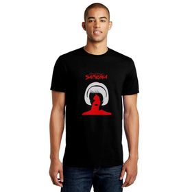Qivi Chilling Adventures Of Sabrina Poster Baskılı Siyah Erkek Örme T-shirt
