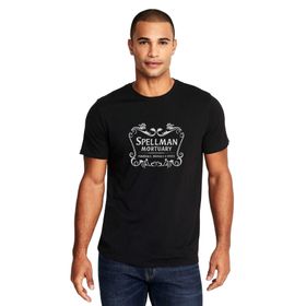 Qivi Chilling Adventures Of Sabrina Spellman Mortuary Baskılı Beyaz Erkek Örme T-shirt