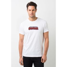 Qivi Chilling Adventures of Sabrina Yazı 2 Baskılı Beyaz Erkek T-shirt