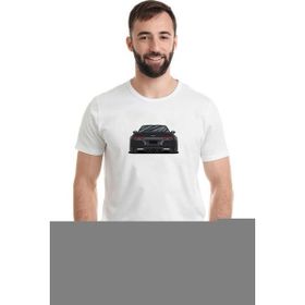 Qivi Corvette C6 Zr6x Baskılı Beyaz Erkek T-shirt