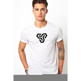 Qivi Counter Strike Global Baskılı Beyaz Erkek T-shirt