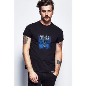Qivi Doctor Who Fantasy Art Weeping Angels Baskılı Siyah Erkek Örme T-shirt