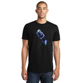 Qivi Dota 2 Drow Ranger 2 Anime Baskılı Siyah Erkek Örme T-shirt