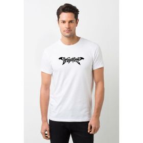 Qivi Dragonforce Logo Baskılı Beyaz Erkek T-shirt