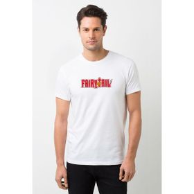 Qivi Fairy Tail 2 Baskılı Beyaz Erkek T-shirt