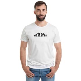 Qivi Force Evolution Baskılı Beyaz Erkek T-shirt