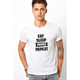 Qivi Fortnıte Baskılı Beyaz Erkek T-shirt
