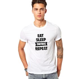 Qivi Fortnıte Baskılı Beyaz Erkek T-shirt