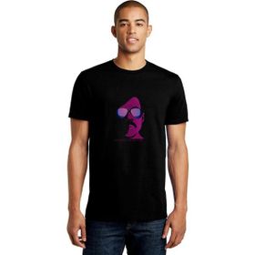 Qivi Freddie Mercury Baskılı Siyah Erkek Örme T-shirt
