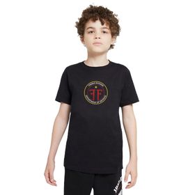 Qivi Fringe Division Logo Baskılı Unisex Çocuk Siyah Sweatshirt