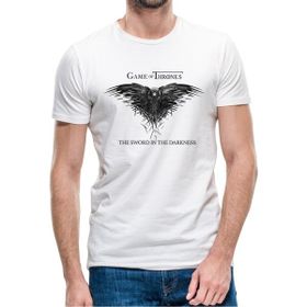 Qivi Game of Thrones Baskılı Beyaz Erkek T-shirt