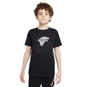 Qivi GOT Stark Siyah Baskılı Unisex Çocuk T-shirt