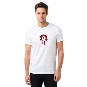 Qivi Horde Logo Baskılı Beyaz Erkek T-shirt