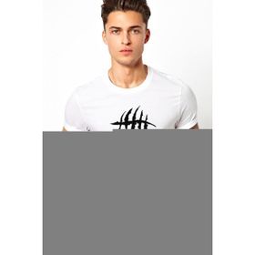Qivi Jokzilla Logo Baskılı Beyaz Erkek T-shirt