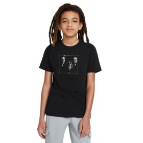 Qivi King Crimson Red Baskılı Unisex Çocuk Siyah Sweatshirt