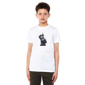 Qivi Kısa Kollu Beyaz Erkek Çocuk T-shirt
