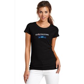 Qivi League of Legends World Championship Baskılı Siyah Örme Kadın T-shirt