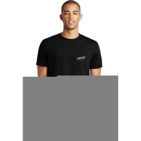 Qivi Leon Far Baskılı Siyah Erkek Örme T-shirt