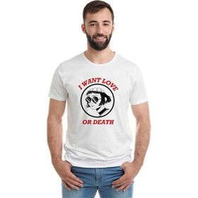 Qivi Leon Mathilda the Professional Sevginin Baskılı Beyaz Erkek T-shirt
