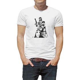 Qivi Leon Mathilda the Professional Sevginin Baskılı Beyaz Erkek T-shirt