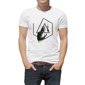 Qivi Link in Park Chester Bennington Numb Baskılı Beyaz Erkek T-shirt