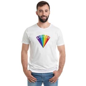 Qivi Lucifer Rising Baskılı Beyaz Erkek T-shirt