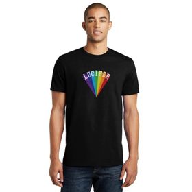 Qivi Lucifer Rising Baskılı Siyah Erkek Örme T-shirt