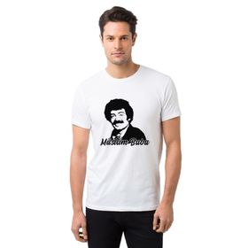 Qivi Müslüm Baba Baskılı Beyaz Erkek T-shirt