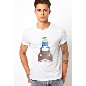 Qivi My Neighbor Komşum Totoro Baskılı Beyaz Erkek T-shirt