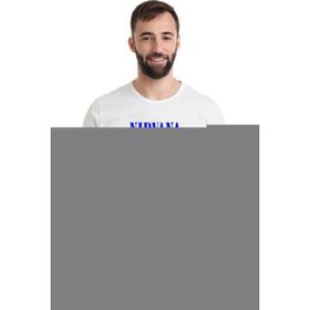 Qivi Nirvana Baskılı Beyaz Erkek T-shirt