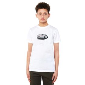Qivi Nissan Gt R Arka Baskılı Unisex Çocuk Beyaz T-shirt