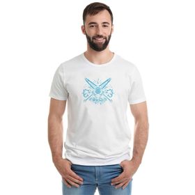 Qivi Of Warcraft Death Knight Ilya Semenov Baskılı Beyaz Erkek Örme T-shirt