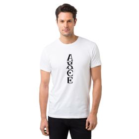 Qivi One Piece Baskılı Beyaz Erkek Örme T-shirt
