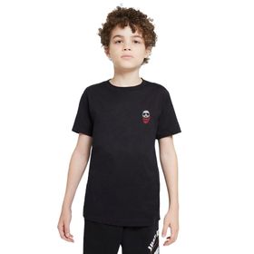 Qivi Panda 3d Gözlüklü Baskılı Siyah Unisex Çocuk T-shirt